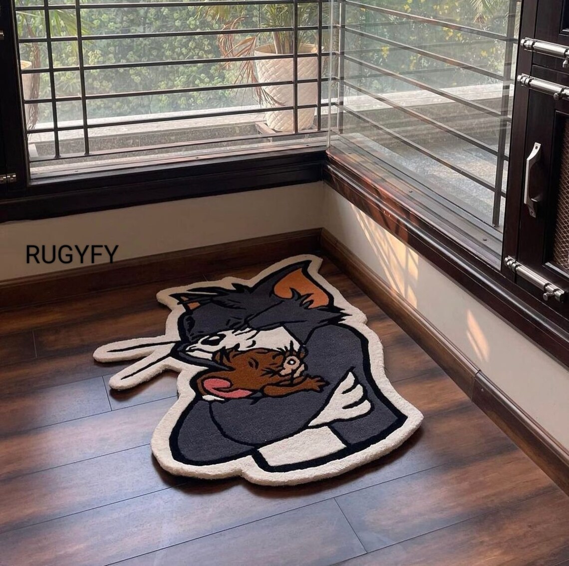 Hand Made Tufted Tom and Jerry Rugs for Kids Room Tom and Etsy