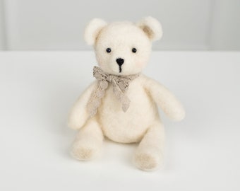 Cute felted  Teddy Bear