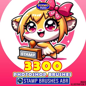 Photoshop Brushes Bundle - 3300 Stamps ABR Format - Featuring Retouch Beauty & Nature Plants Pack - High-Quality Brushes