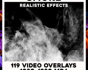 Realistic Smoke Effects: 119 Video Overlays MP4 For Your Editing Projects