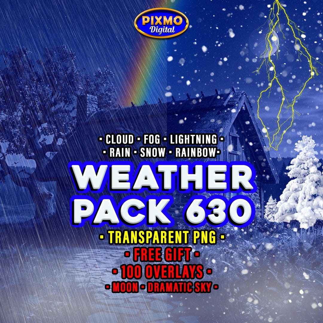 Weather Pattern Overlay Weather Overlays: 630 Transparent PNG, Including Lightning, Rain, Snow ...