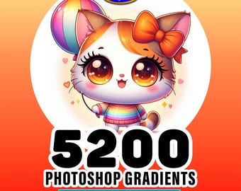 Photoshop グラデーション バンドル – ゴールド、シルバー、ブロンズ、レトロ (GRD 形式)