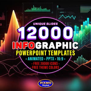 Infografik Powergold-Vorlagen Bundle, bearbeitbare Daten Grafiken Grafiken & Diagramme