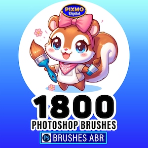 Bundel Photoshop-penselen: halftoon, aquarel, inkt, markering (ABR)