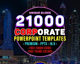 Corporate Business PowerPoint Templates Bundle, Professional Pitch Deck & Proposal Slides