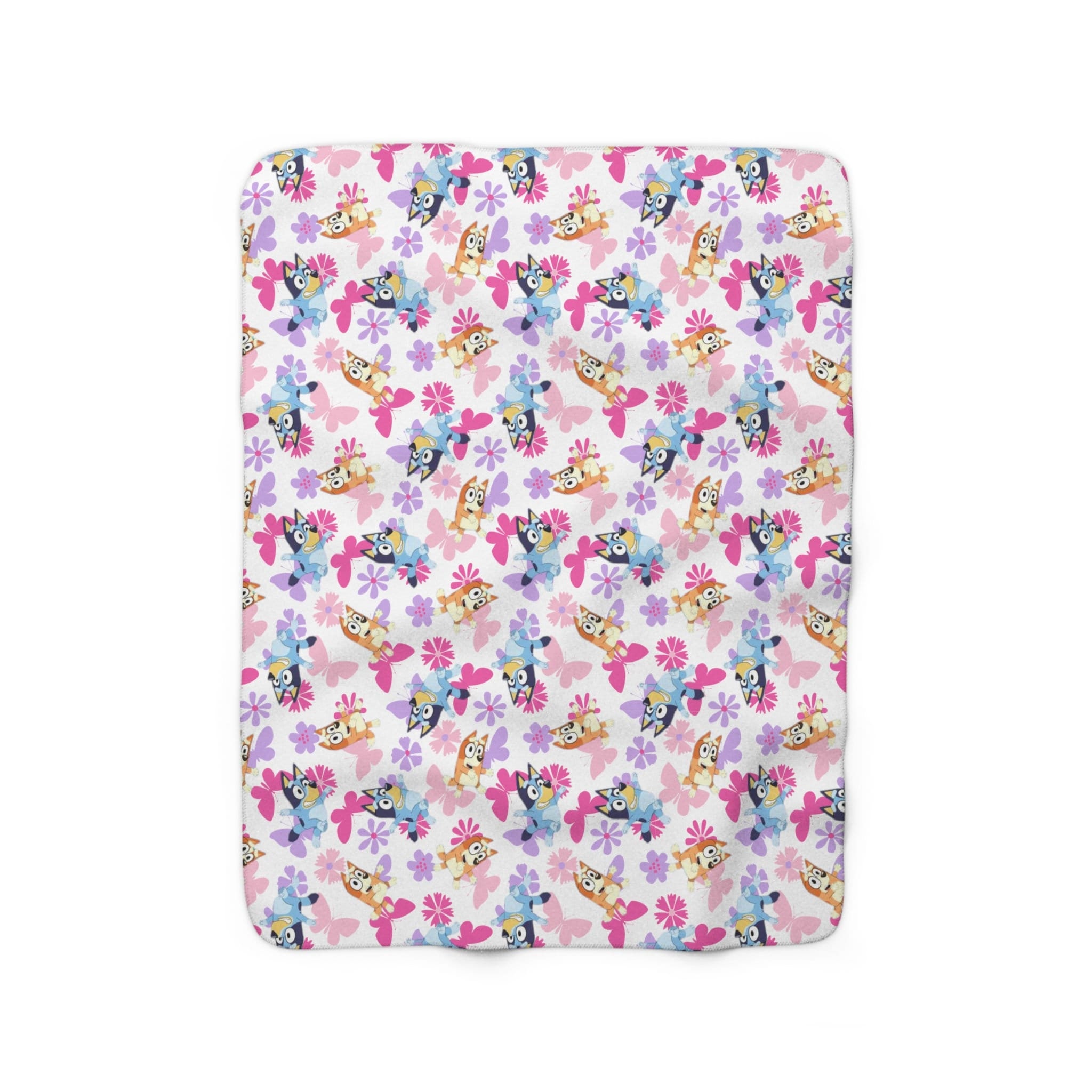 Bluey and Bingo Fleece Blanket Bluey Colorful Blanketcute Etsy