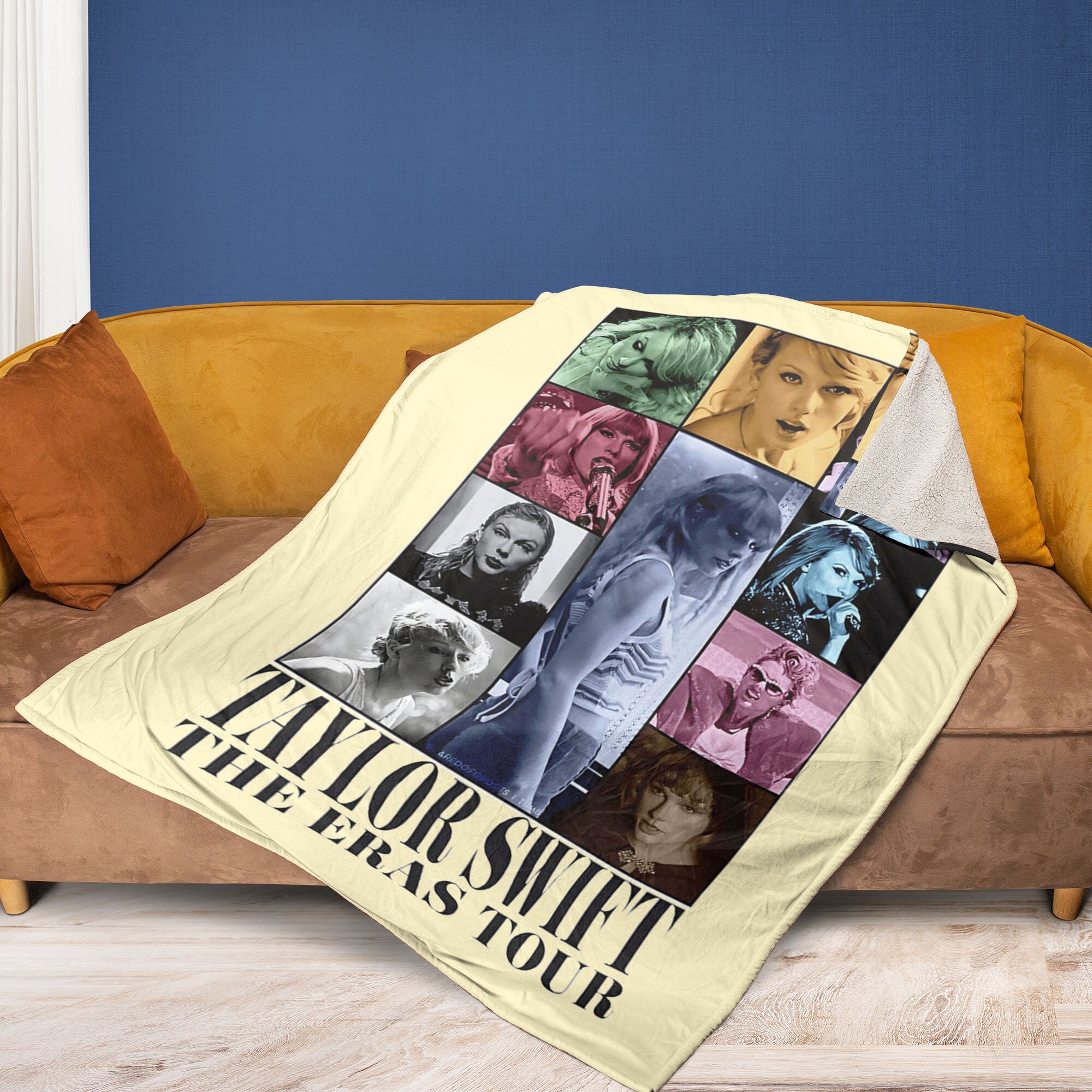 Taylor version Eras Tour Blanket,2023 Eras Tour Concert Blanket sold by