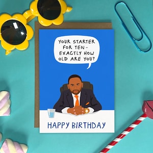 Carte d'anniversaire drôle | Carte de voeux hommage University Challenge pour un nerd ou un geek | Épouse Huband | Répandez la positivité avec des oeuvres d'art originales
