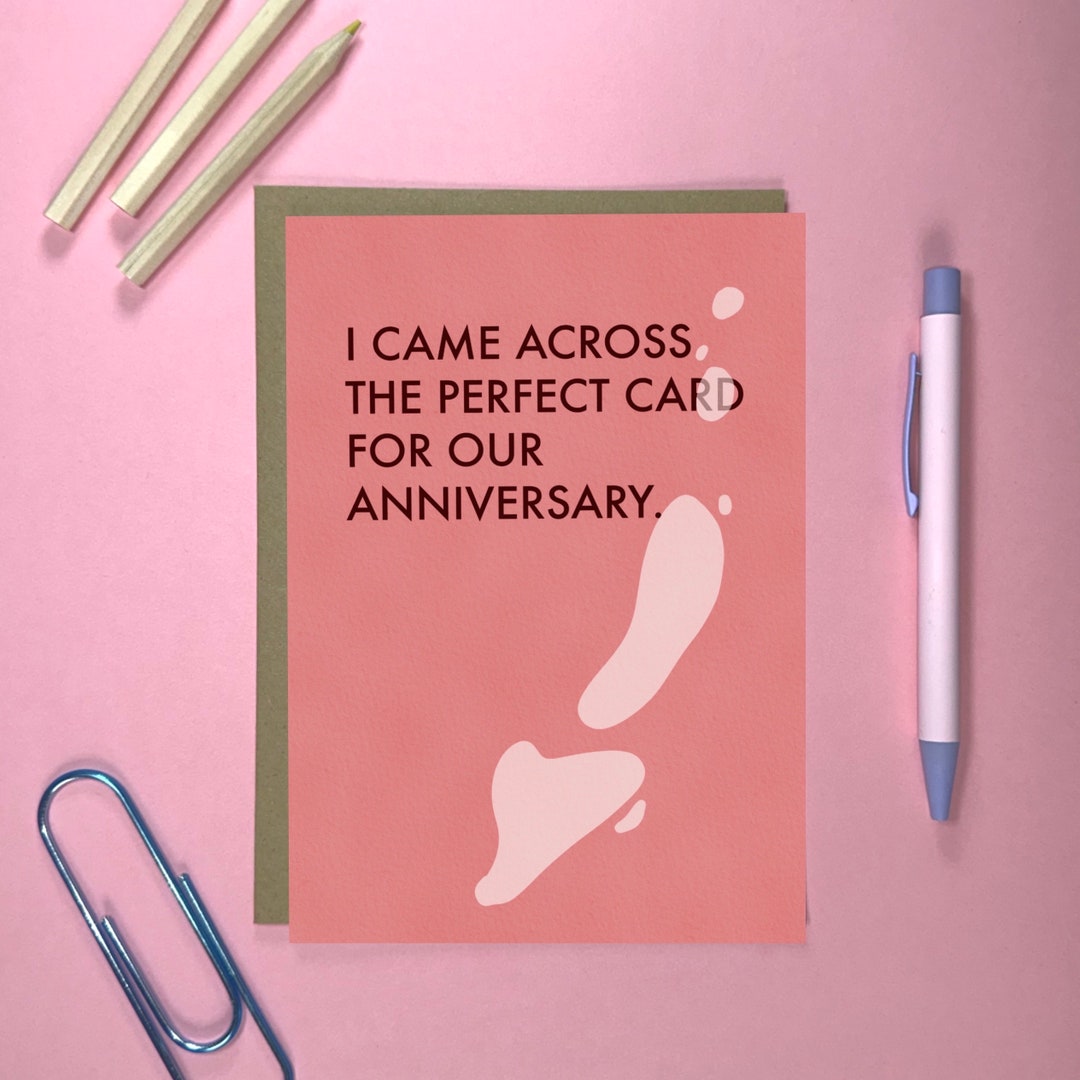 Funny Anniversary Card Rude Anniversary Card for Husband Wife Sexy ...