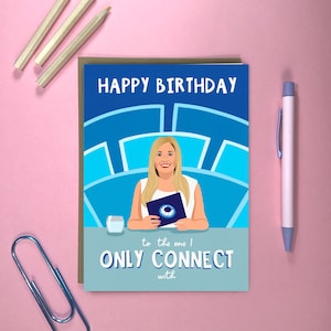 Carte d'anniversaire drôle | Uniquement Connecter une carte de voeux hommage pour un nerd ou un geek | Épouse Huband Enseignante | Répandez la positivité avec des oeuvres d'art originales