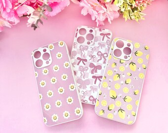 iPhone Phone Case | Cute Pink Pattern Design | Girly Gift | Pink Fun Phone Case | Trending Pretty | Choose your design | Custom iPhone Case