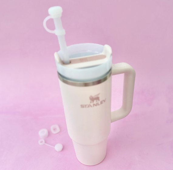 Stanley Accessori Set Di Accessori Per - 6 Tappi In Silicone A Prova Di Perdite, 2 Copri Cannuccia, 1 Manicotto In Silicone, Accessori Per Tumbler 800ml -1100ml (quarzo Rosa Stanley Cup