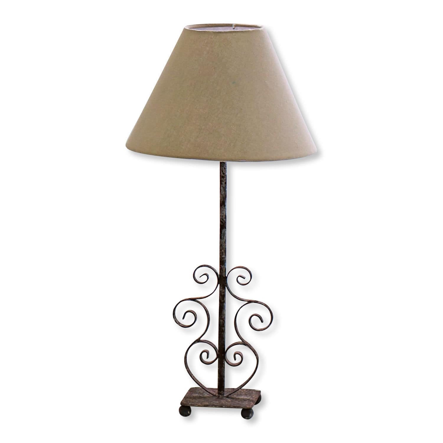 Charming Table Lamp Iron Handmade Lamp Etsy