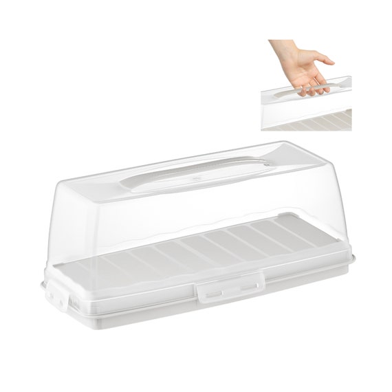 Kuchen-Transportbox XL 47x35x11cm - Aufklappbare Tortenbox Made In Germany