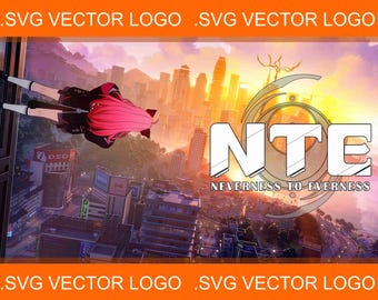 Neverness to Everness Logo SVG - NTE Anime Game Vector File - Digital Download for Cricut, Silhouette, Laser Cut - High Quality PNG File