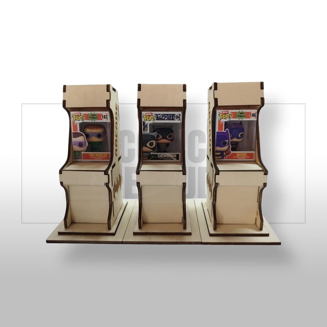 Bitty Pop Display SVG | Arcade Machine Stand for Funko Bitty Pop ...