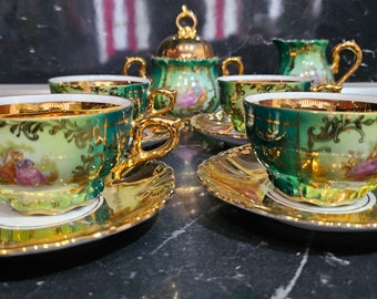 Porcelain coffee service Rleber