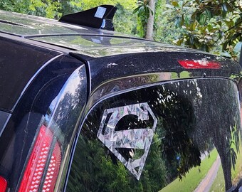 Iridescent window cling, Super symbol