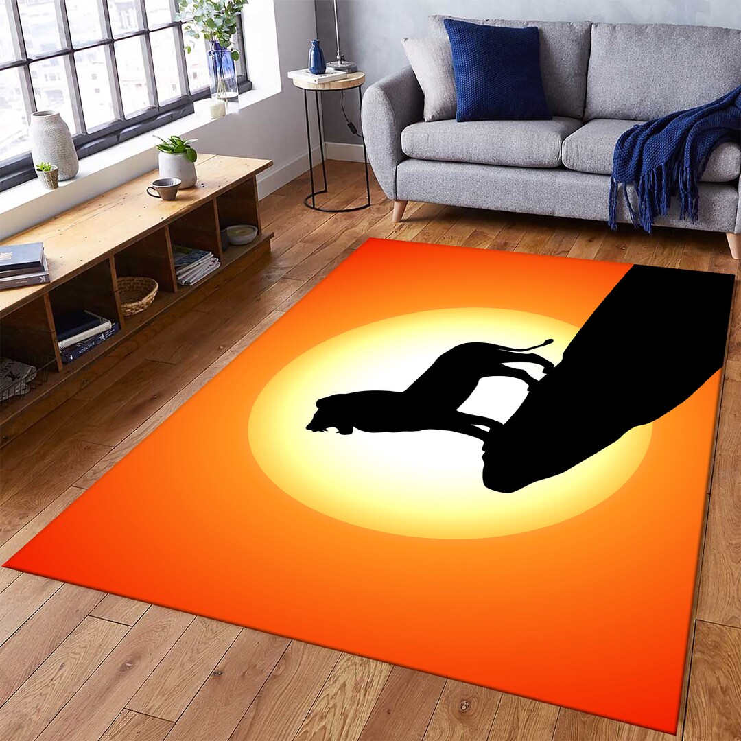 The Lion King Rug Animal Carpet King of Jungle Kids Room Etsy