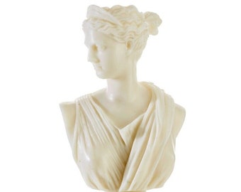 Artemis Bust Candle handmade candle beeswax wax candle for home décor unscented Large candle
