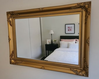 Unique designer French antique wall mirror - available in multiple options