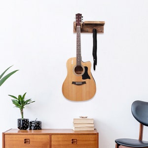 Guitar Wall Mount Hanger With 3 Metal Hook Stand image 4