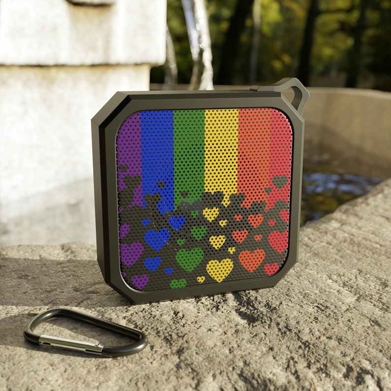 LGBTQ Bluetooth Speaker, PRIDE Outdoor Bluetooth Speaker, Gay Design