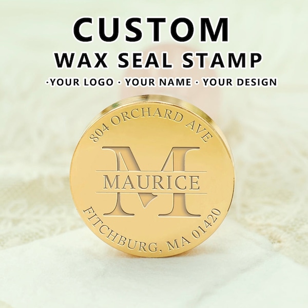 Custom Wax Stamps, Customize Your Own Logo,Wedding Invitation Custom Wax Stamp Kits, Personalized Wax Stamps, Wedding Wax Stamp Kits