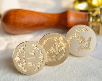 Wedding Personalized Wax Stamps|Any Logo Can Be Customized|Personalized Wax Stamp Kit