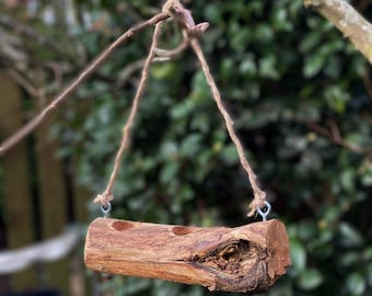 Bird Feeder - Seed Feeder - Fatball Feeder - Suet Feeder - Log Feeder - Garden Handmade Feeder - Wild Bird - Garden Decor - Garden Gift