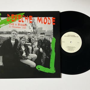 Vinyl Depeche Mode LP Record live in Base 1984 Vinyl - Rare