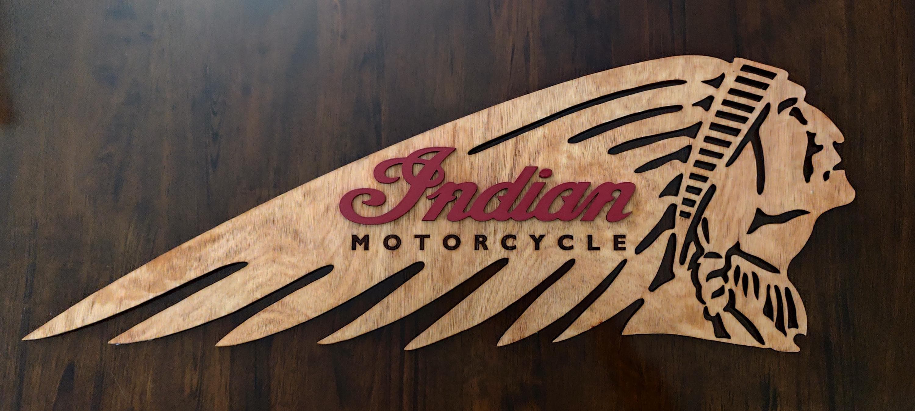 Indian Motorcycle Logo Bundle, 5 Vintage Biker Vector SVG Designs