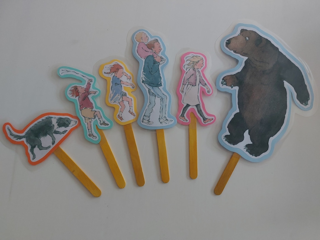 We're Going on a Bear Hunt Characters Etsy UK