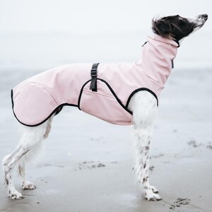 Cappotto softshell con APERTURA COLLO per levrieri - Antivento immagine 2