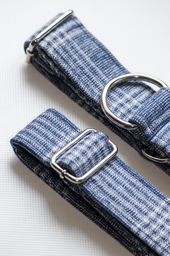 Martingale-Halsband fr Windhunde - Baumwolle Leinen - 3,8 cm - Etsy.de