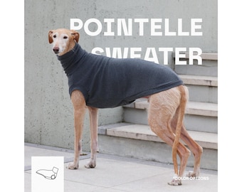 Thin Pointelle Cotton Dog Sweater Sleeveless: Greyhound, Whippet, Galgo