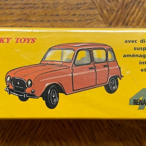 Vintage Dinky Toys Renault 4 – Unopened Boxed Die cast Car – French Dinky Toy – 1960s Collectible