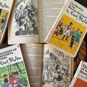 Five Found-Outers vintage book series by Enid Blyton, detective mystery stories, please message me the titles you would like