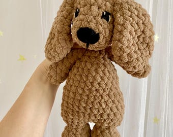 Puppy Crochet Pattern, Dog Crochet Pattern Knotted Lovey, Beagle Snuggler Crochet Pattern, Dog Crochet Pattern, Crochet Dog Pattern