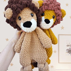 NO SEW Lion "Leopold" Large Lovey incl. Full Video Tutorial
