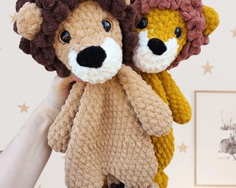 NO SEW Lion "Leopold" Large Lovey incl. Full Video Tutorial