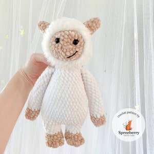 Yeti Crochet Pattern, Big Foot Plushie, Snow Monster Plush Toy