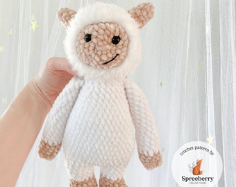 Yeti Crochet Pattern, Big Foot Plushie, Snow Monster Plush Toy