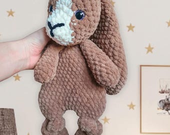 Bunny Crochet Pattern, Knotted Lovey, perfect gift for Toddler and Children
