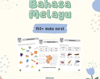 SOFTCOPY | PDF Worksheet Bahasa Melayu | 150+ pages