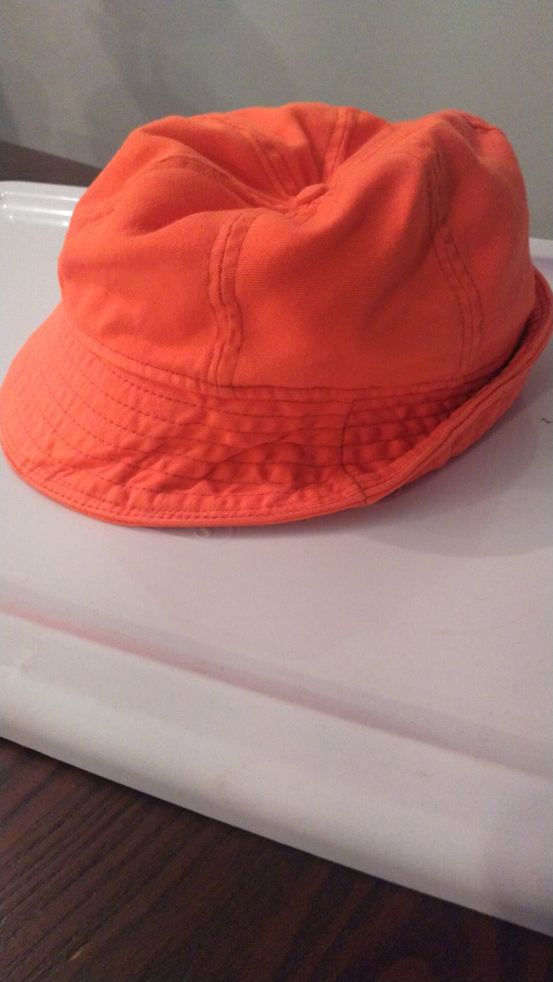 Vintage 80s/90s Blaze Orange Jones Style Hunting Hat Gander Etsy