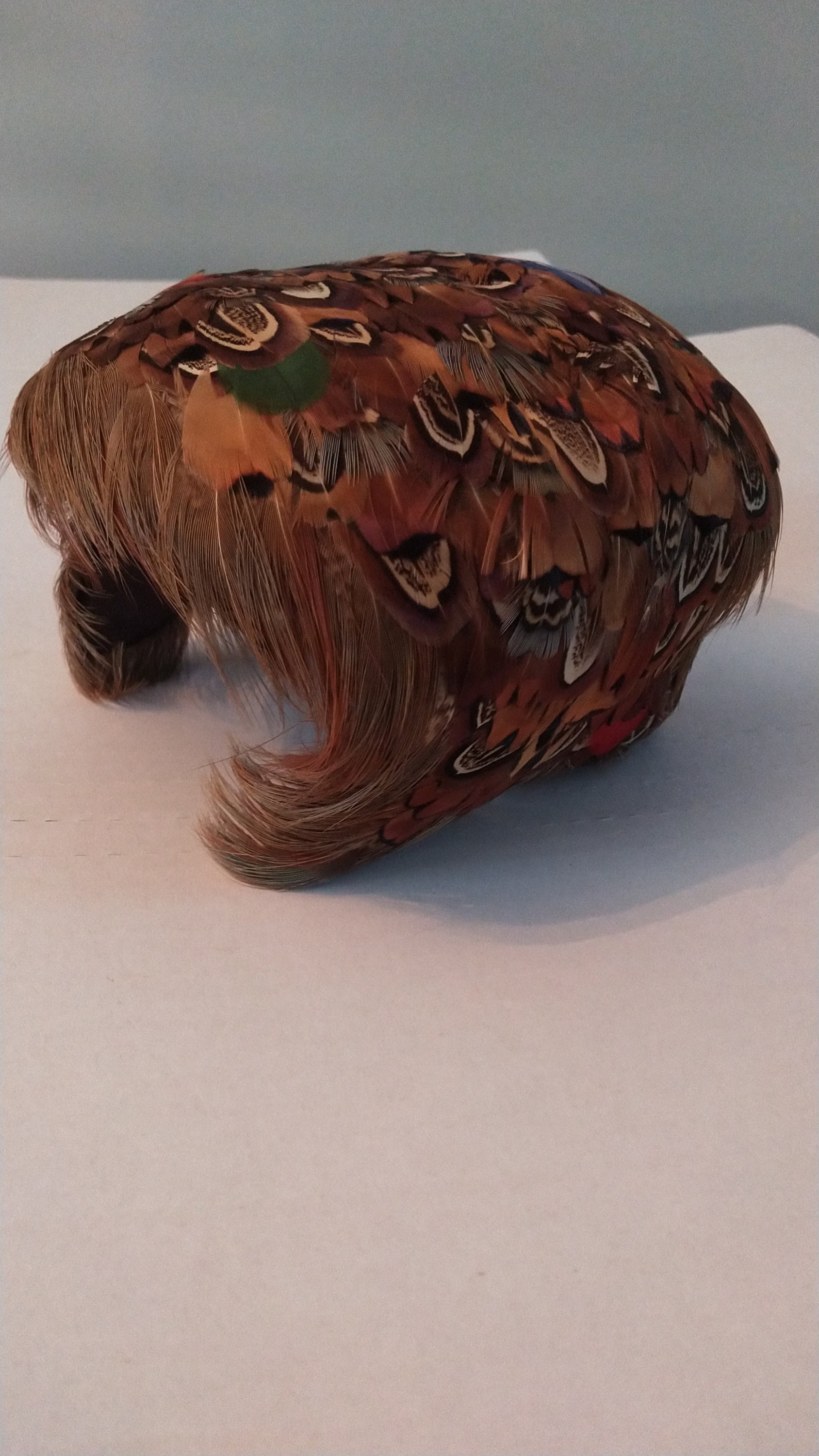 Vintage pheasant feather skullcap il_fullxfull.4505889961_poqu.jpg main image 2