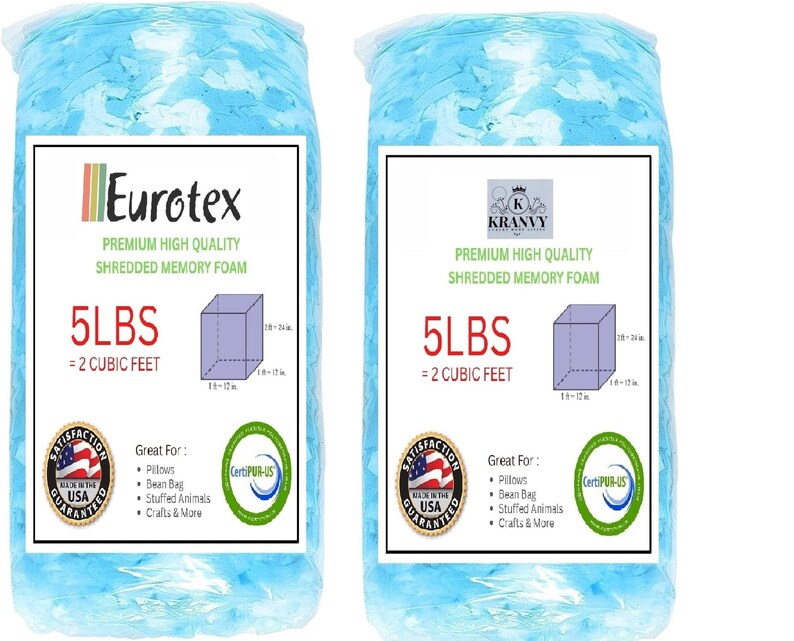 Eurotex Premium Shredded Memory Foam Filling Ideal for Bean Bag Filler
