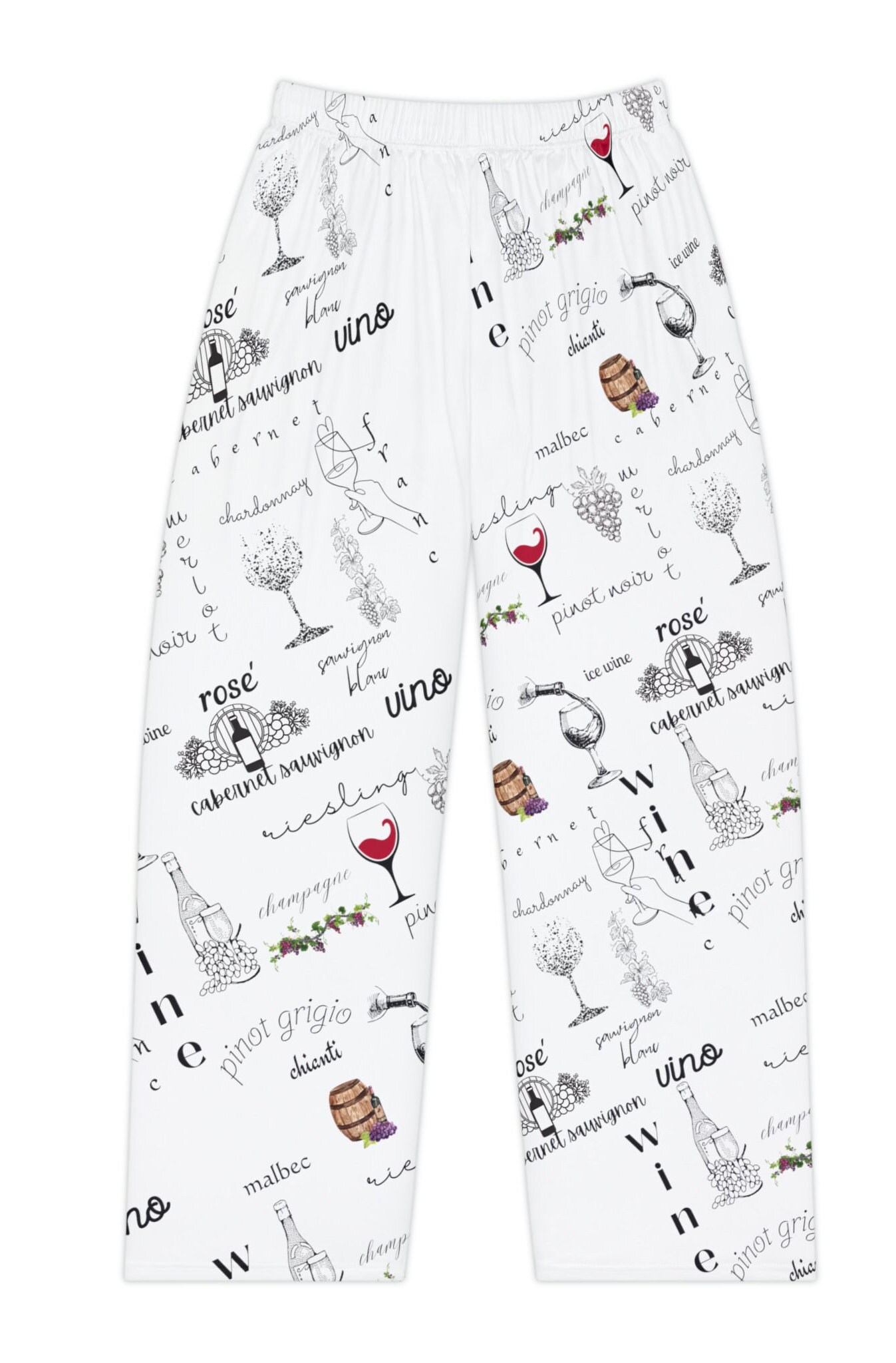 Wine Pajama Pants Womens Pajama Pants Pajama Pant Gift Gifted Christmas