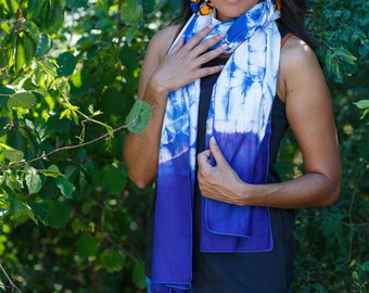Handmade cotton scarf / scarf